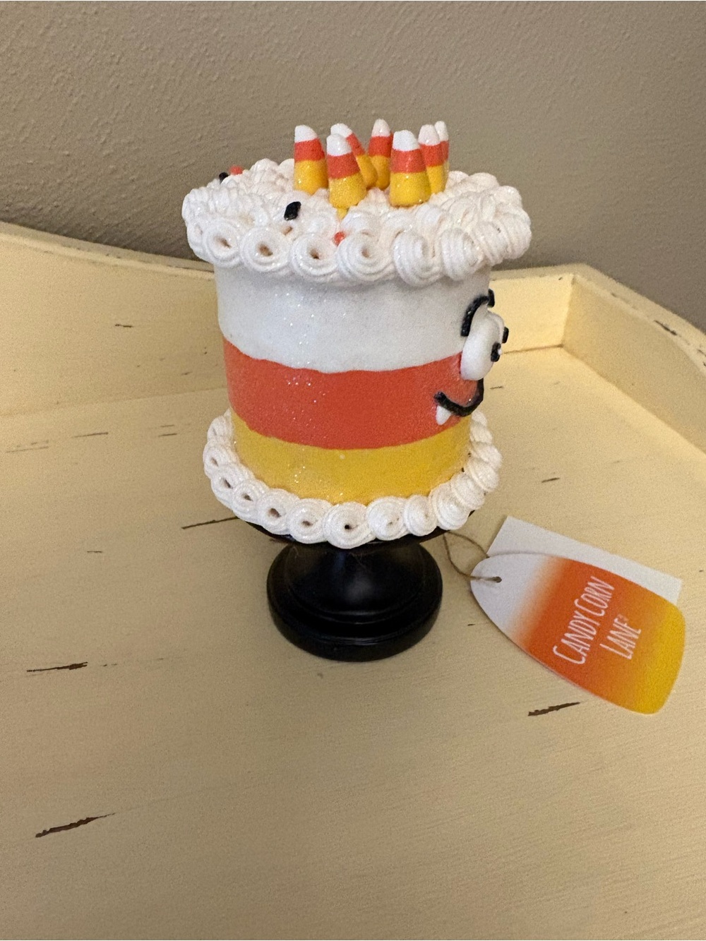 Candy Corn Lane Cake NWT 6” - Picture 3 of 8